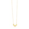 Thumbnail Image 1 of Polished Sunburst Necklace 14K Yellow Gold 18&quot;
