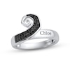 Thumbnail Image 1 of Disney Treasures The Nightmare Before Christmas Black Diamond Ring 1/5 ct tw 10K White Gold