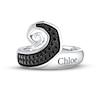 Thumbnail Image 2 of Disney Treasures The Nightmare Before Christmas Black Diamond Ring 1/5 ct tw 10K White Gold