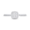Thumbnail Image 2 of Multi-Diamond Center Promise Ring 1/5 ct tw Round-cut Sterling Silver