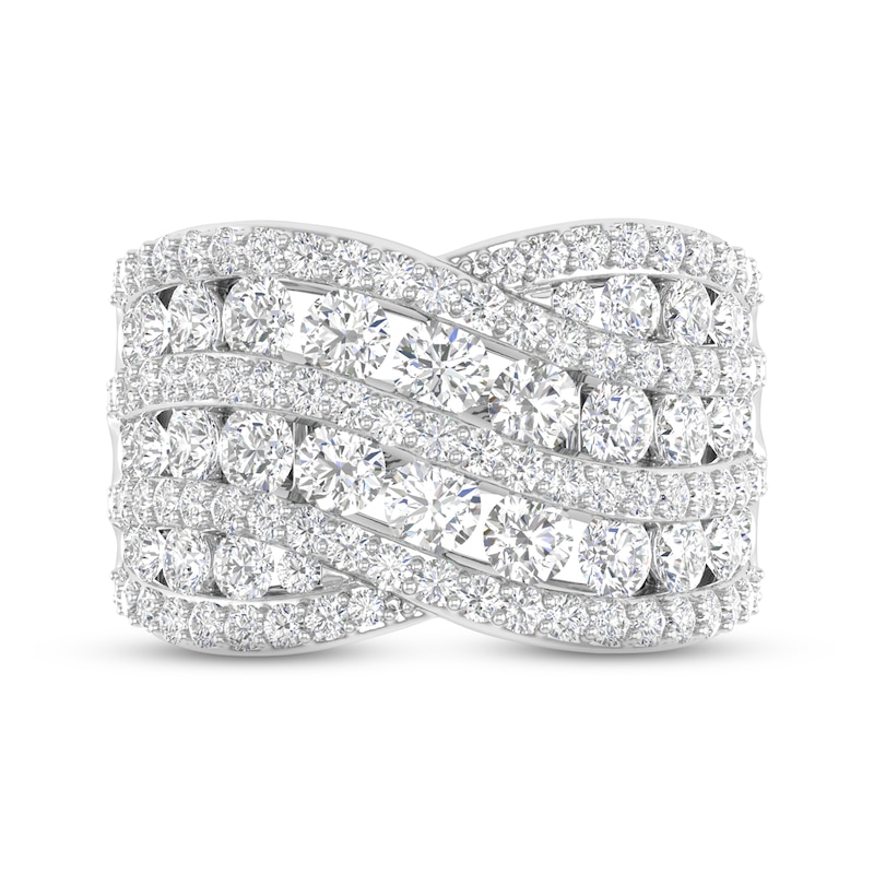 Lab-Created Diamonds by KAY Multi-Row Ring 3 ct tw 14K White Gold