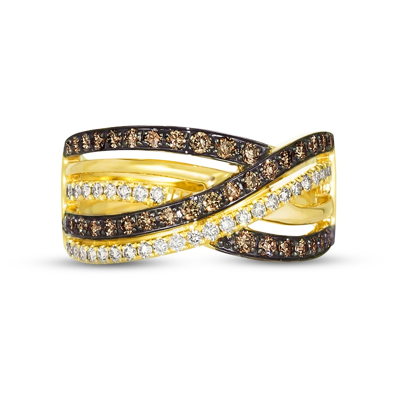 Main Image 4 of Le Vian Diamond Ring 5/8 ct tw 14K Honey Gold