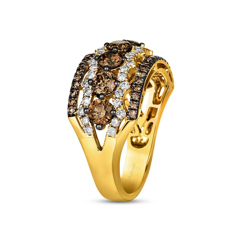 Main Image 3 of Le Vian Diamond Ring 1-7/8 ct tw 14K Honey Gold