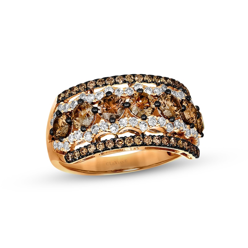 Main Image 1 of Le Vian Diamond Ring 1-7/8 ct tw 14K Strawberry Gold