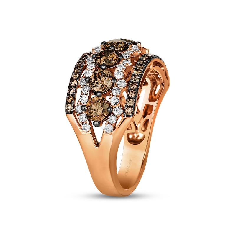 Main Image 3 of Le Vian Diamond Ring 1-7/8 ct tw 14K Strawberry Gold