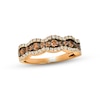 Thumbnail Image 1 of Le Vian Chocolate Waterfall Diamond Ring 7/8 ct tw 14K Strawberry Gold
