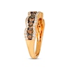 Le Vian Chocolate Waterfall Diamond Ring 7/8 ct tw 14K Strawberry Gold