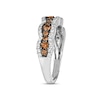 Thumbnail Image 2 of Le Vian Chocolate Waterfall Diamond Ring 7/8 ct tw 14K Vanilla Gold