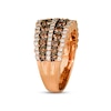 Thumbnail Image 3 of Le Vian Chocolate Waterfall Diamond Ring 1-5/8 ct tw 14K Strawberry Gold