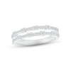 Thumbnail Image 1 of Diamond Stack Ring 1/3 ct tw Round-cut 10K White Gold