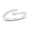 Thumbnail Image 1 of Diamond Deconstructed Ring 1/8 ct tw Round-cut 10K White Gold