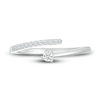 Thumbnail Image 1 of Diamond Deconstructed Ring 1/8 ct tw Round-cut 10K White Gold