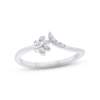 Thumbnail Image 0 of Diamond Paw & Tail Ring 1/10 ct tw Round-cut 10K White Gold