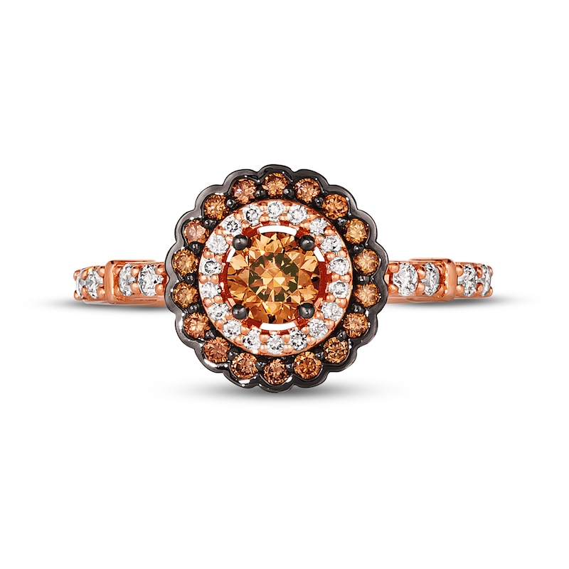 Main Image 4 of Le Vian Diamond Ring 3/4 ct tw 14K Strawberry Gold