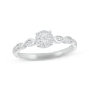 Diamond Promise Ring 1/8 ct tw Round-cut 10K White Gold