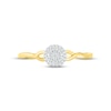 Thumbnail Image 2 of Multi-Diamond Promise Ring 1/15 ct tw 10K Yellow Gold