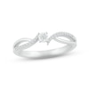 Thumbnail Image 1 of Diamond Bypass Promise Ring 1/10 ct tw Sterling Silver