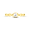 Thumbnail Image 1 of Diamond Twist Promise Ring 1/20 ct tw Round-cut 10K Yellow Gold