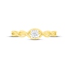 Thumbnail Image 2 of Diamond Twist Promise Ring 1/20 ct tw 10K Yellow Gold