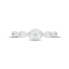 Thumbnail Image 1 of Diamond Twist Promise Ring 1/20 ct tw Round-cut 10K White Gold