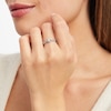 Thumbnail Image 2 of Diamond Twist Promise Ring 1/20 ct tw Round-cut 10K White Gold