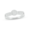 Thumbnail Image 1 of Diamond Accent Split Shank Promise Ring Sterling Silver