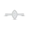 Thumbnail Image 2 of Multi-Diamond Marquise Milgrain Promise Ring 1/8 ct tw Sterling Silver