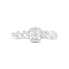 Thumbnail Image 2 of Diamond Twist Promise Ring 1/10 ct tw Sterling Silver