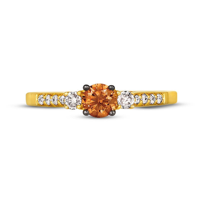 Main Image 4 of Le Vian Diamond Ring 1/2 ct tw 14K Honey Gold
