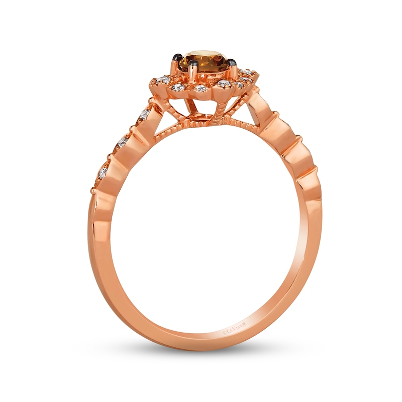 Main Image 2 of Le Vian Diamond Ring 3/8 ct tw 14K Strawberry Gold