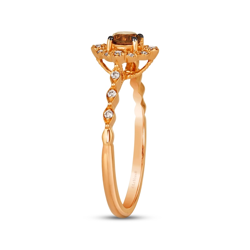 Main Image 3 of Le Vian Diamond Ring 3/8 ct tw 14K Strawberry Gold