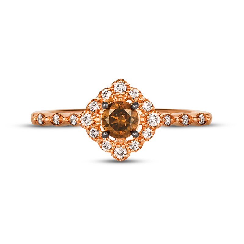 Le Vian Diamond Ring 3/8 ct tw 14K Strawberry Gold