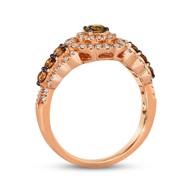 Main Image 2 of Le Vian Diamond Ring 1 ct tw 14K Strawberry Gold