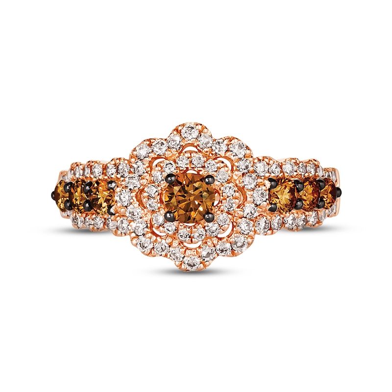 Main Image 4 of Le Vian Diamond Ring 1 ct tw 14K Strawberry Gold