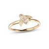 Thumbnail Image 0 of Diamond Bee Ring 10K Yellow Gold