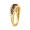 Le Vian Chocolate Waterfall Diamond Ring 1-1/2 ct tw 14K Honey Gold