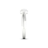 Thumbnail Image 3 of Diamond Cushion Halo Promise Ring 1/6 ct tw Sterling Silver