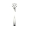 Thumbnail Image 3 of Diamond Halo Promise Ring 1/6 ct tw Sterling Silver