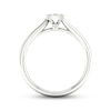 Thumbnail Image 4 of Multi-Diamond Cushion Promise Ring 1/6 ct tw Sterling Silver