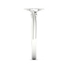 Thumbnail Image 3 of Multi-Diamond Marquise Promise Ring 1/6 ct tw Sterling Silver