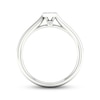 Thumbnail Image 4 of Multi-Diamond Marquise Promise Ring 1/6 ct tw Sterling Silver