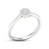 Thumbnail Image 2 of Multi-Diamond Circle Promise Ring 1/6 ct tw Sterling Silver