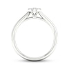 Thumbnail Image 4 of Multi-Diamond Circle Promise Ring 1/6 ct tw Sterling Silver