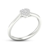 Thumbnail Image 2 of Multi-Diamond Heart Promise Ring 1/6 ct tw Sterling Silver