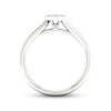 Thumbnail Image 4 of Multi-Diamond Heart Promise Ring 1/6 ct tw Sterling Silver