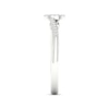 Thumbnail Image 3 of Multi-Diamond Oval Promise Ring 1/6 ct tw Sterling Silver-