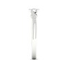 Thumbnail Image 2 of Multi-Diamond Center Round Promise Ring 1/6 ct tw Round-cut Sterling Silver