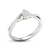 Thumbnail Image 2 of Multi-Diamond Pear-Shaped Twist Promise Ring 1/6 ct tw Sterling Silver