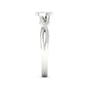 Thumbnail Image 3 of Multi-Diamond Pear-Shaped Twist Promise Ring 1/6 ct tw Sterling Silver