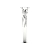 Thumbnail Image 3 of Multi-Diamond Oval Promise Ring 1/6 ct tw Sterling Silver